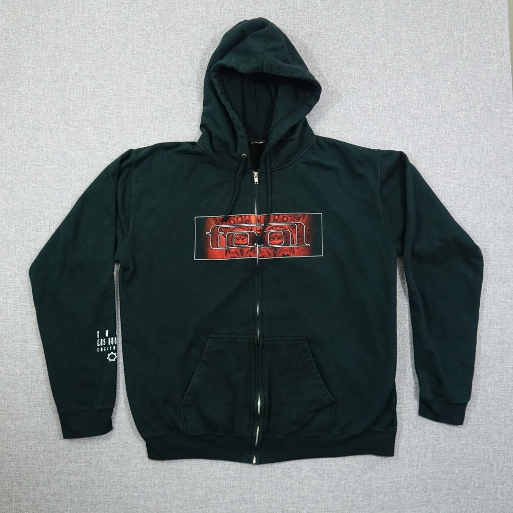 Vintage Tool Los Angeles Full Zip Hoodie - Size XL, Alex Grey Art